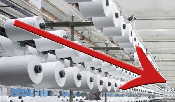Statics indicates economic slowdown.